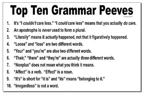 grammar pet peeves